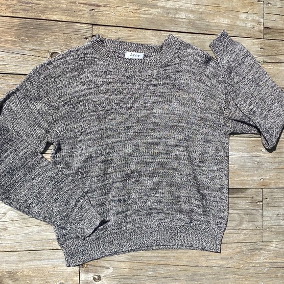 acne studios grey sweater